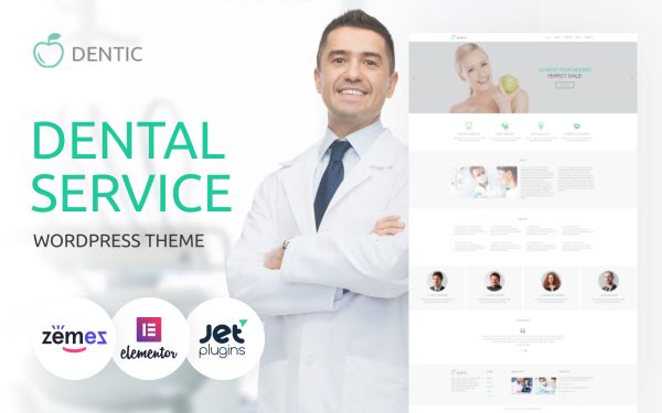 Dentic - Dentistry Multipurpose Classic WordPress Elementor Theme - Image 1