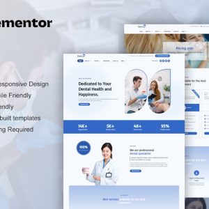 Dentiz - Dentist & Dental Care Elementor Pro Template Kit
