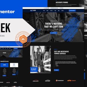 Derek - Towing Services Elementor Pro Template Kit