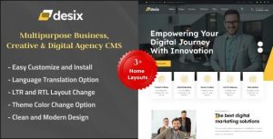Desix multipurpose business creative digital agency cms codermarket.jpeg