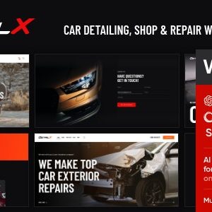 DetailX - Car Detailing, Shop & Repair WordPress Theme