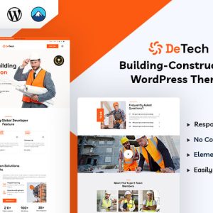 Detech - Construction WordPress Theme