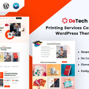Detech - Printing WordPress Theme