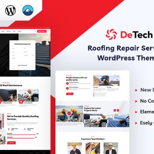 Detech - Repair Roofing Services WordPress Theme