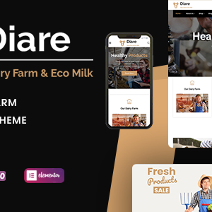Diare - Eco Milk & Diary Farm WordPress Theme