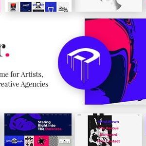 Dieter - Authentic Artist & Creative Design Agency WordPress Theme