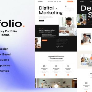 Difolio - Digital Agency Creative Portfolio WordPress Theme