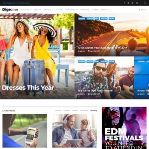 Digezine - News Magazine WordPress Theme