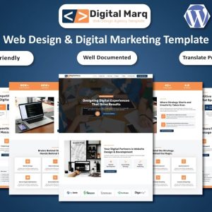 Digital Marq - Web Design & Digital Marketing Agency Elementor Template