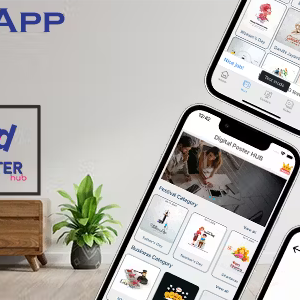 Digital POSTER Hub, Festival Post Or brandspot 365 clone - Ios App