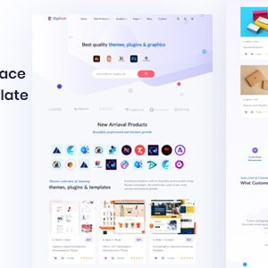 Digitum | Digital Marketplace html Template
