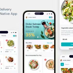 DineHub - Restaurant Food Delivery App | Expo SDK 49.0.13 | TypeScript | Redux Store | Admin Panel