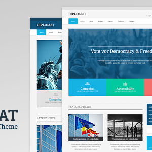 Diplomat | Political Campaign, Party, Blog Responsive WordPress Theme