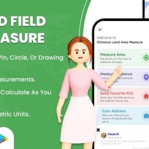 Distance and Land Area Measure - Land Area Calculator - GPS Field Area Measure