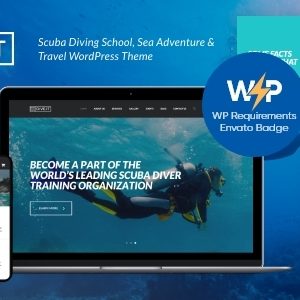 DiveIt - Scuba Diving School, Sea Adventure & Travel WordPress Theme