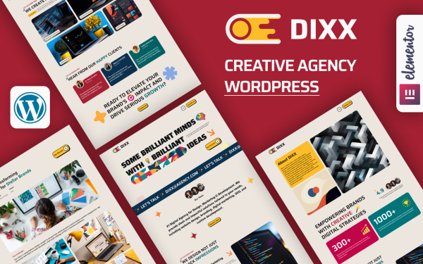 Dixx - Digital Agency, IT Solutions & Business Consulting WordPress Theme - Image 1