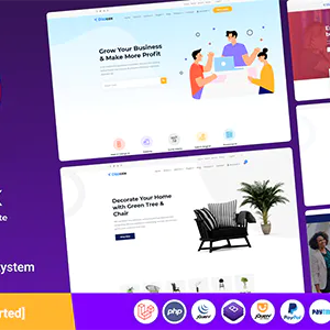 Dizzcox - Multipurpose Website & Business Management System CMS