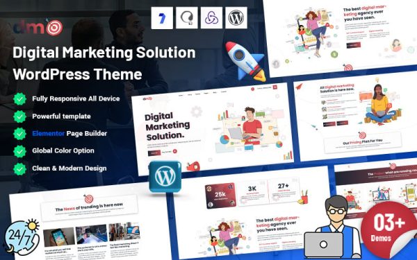 Dmo - Digital Marketing WordPress Theme - Image 1