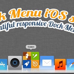 Dock Menu HTML5/CSS3