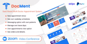 Docment saas based multi doctor appointment system codermarket.png