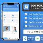 Doctor.io : Appointment, Online Diagnostic, Booking, Management Multi-Vendor App with Admin Panel