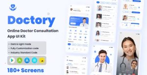 Doctory online doctor consultation app react native cli ui kit codermarket.jpg