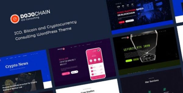 DojoChain – Cryptocurrency Consulting WordPress Theme - Image 1