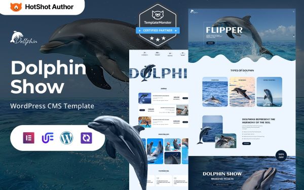Dollphin - Dolphin Show WordPress Elementor Theme - Image 1
