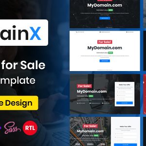 DomainX - Domain for Sale HTML Template
