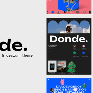 Donde - Artist Portfolio Theme