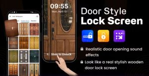 Door style lock screen shutter lock screen themes admob android app .jpg