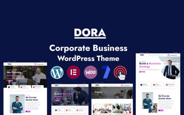 Dora - Corporate Business WordPress Theme - Image 1