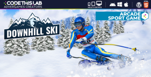 Downhill ski html5 sport game gplpixel.png