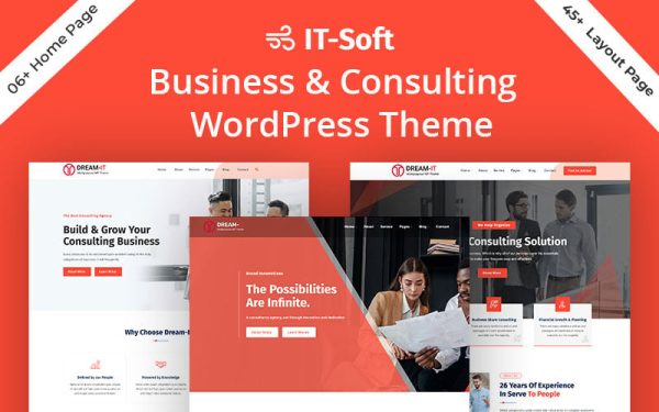 Dream-IT Consultant WordPress Theme - Image 1