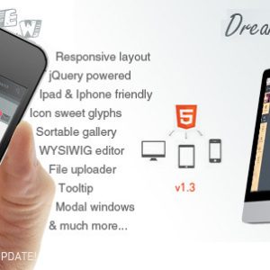 Dream Works Responsive Admin Template