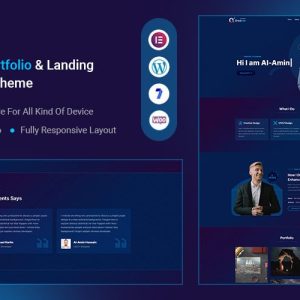Dreamer – Personal Portfolio Landing Page WordPress Theme