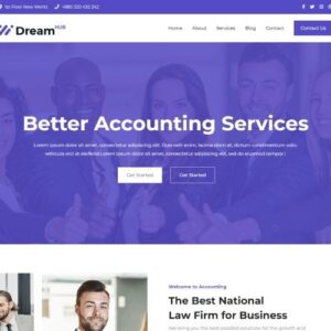 DreamHub - Accounting Elementor WordPress Theme