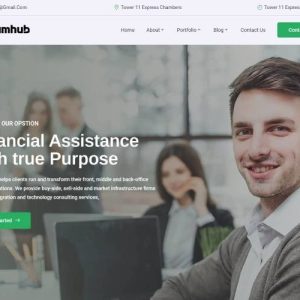 DreamHub – Financial and Digital Agency WordPress Theme