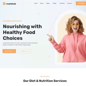 DreamHub Nutrition Delivery Food and Healthy WordPress Theme