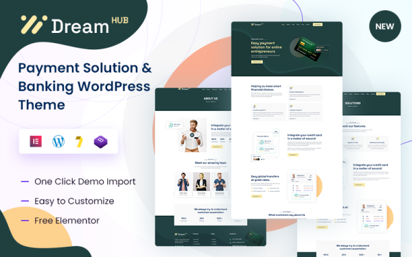 DreamHub - Payment Solution & Finance WordPress Theme - Image 1
