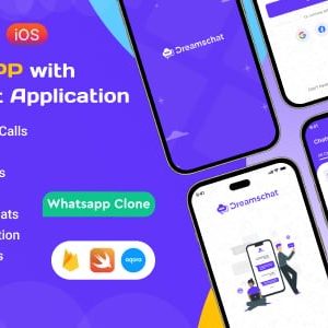 DreamsChat - WhatsApp Clone - Native IOS APP with Firebase Chat Application