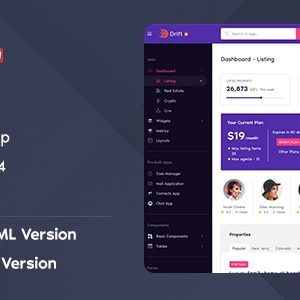 Drift - Angular 10 Admin Template with BootStrap 4