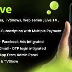 DTLive - Movies – TV Series – Live TV - Channels - OTT - Android app - Laravel Admin Panel