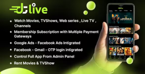 Dtlive movies tv series live tv channels ott android app .png