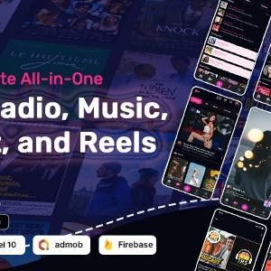 DTTube - Video-Reels-Podcast-Radio-Music Flutter App Android-iOS-Web with Admin Panel YouTube Clone