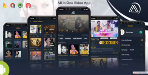 Dtvideo video flutter application ios app android app admin panel .png