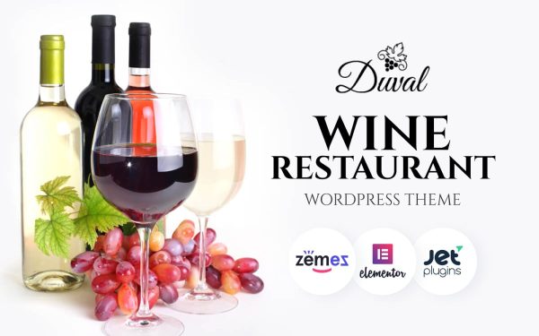 Duval - Vineyard, Winery WordPress Theme - Image 1