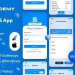 E-Academy - Online Classes / Institute / Tuition And Course Management (iOS App + Admin Panel)