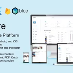 E-Shure - Flutter Web and Mobile (iOS and Android) Online Course Platform with Admin and Website