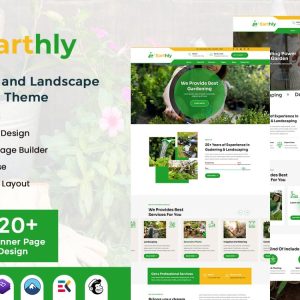 Earthly - Gardening and Landscape WordPress Theme